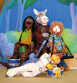 Musiciens de Brême - Spectacle de marionnettes à Vaison-la-Romaine