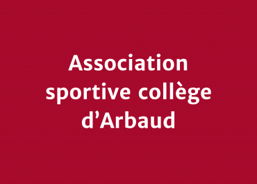 Association sportive collège d’Arbaud