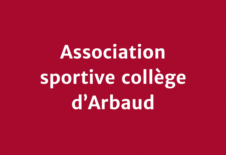 Association sportive collège d’Arbaud