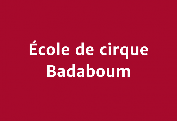 École de cirque Badaboum