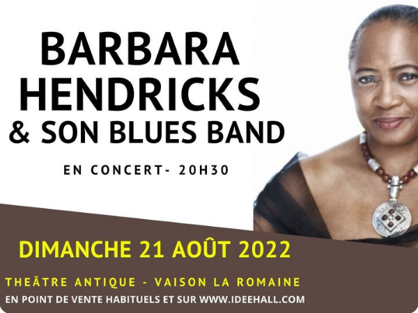 Barbara Hendricks et son blues band en concert