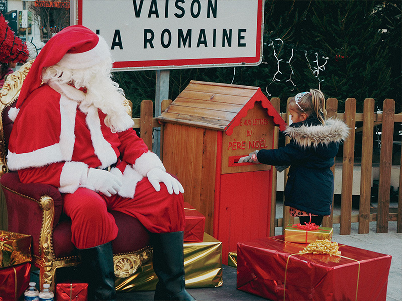 Photographies avec le Père Noël - Vaison-la-Romaine