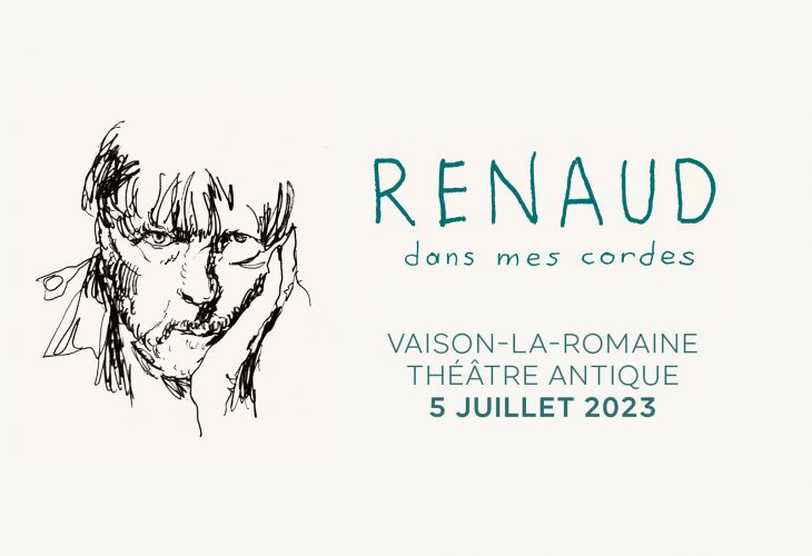 Renaud en concert au théâtre antique de Vaison-la-Romaine